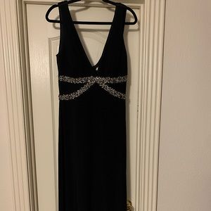 Black evening gown